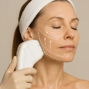Woman having HI-FU to reduce wrinkles call LA LIPO Wrexham Now!