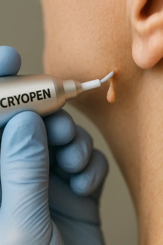 Cryopen for skin tags removal Wrexham speak to our team today!