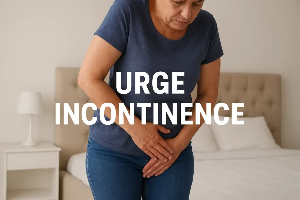 how to manage urge incontinence Wrexham symptoms