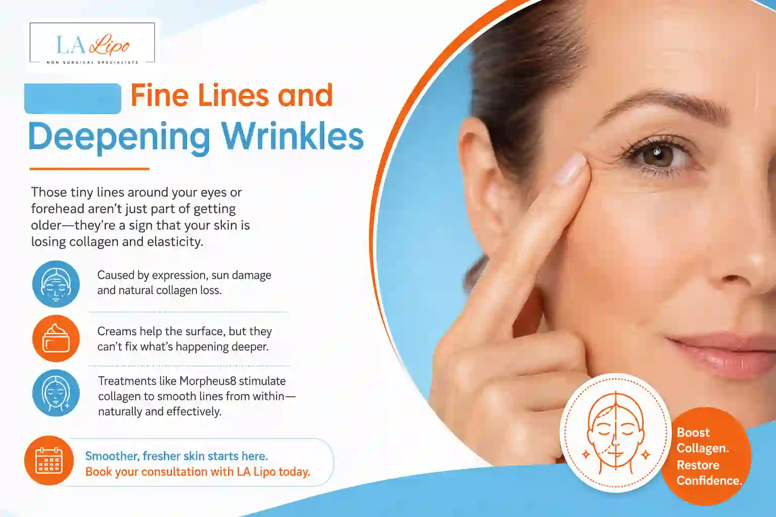 Sign #2: Fine Lines and Deepening Wrinkles Wrexham
